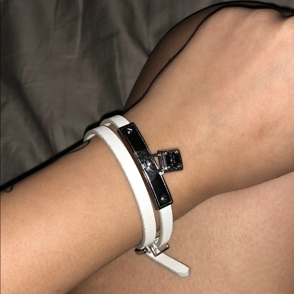 White and silver Michael kors bracelet
